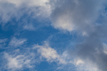 Dramatic sky clouds view texture background