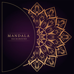 Luxury mandala arabesque ornamental background