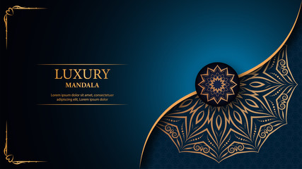 Luxury mandala arabesque ornamental background