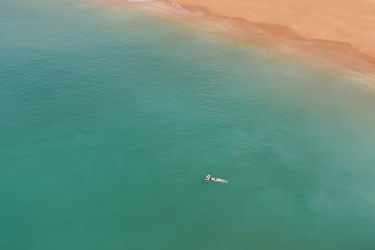 Girl in the Ocean