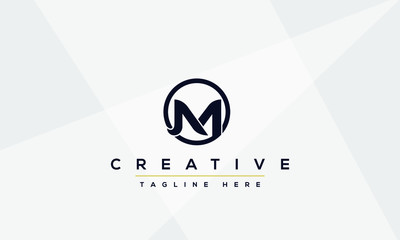 Unique modern creative elegant Letter M logo design or MM initials vector monogram symbol.