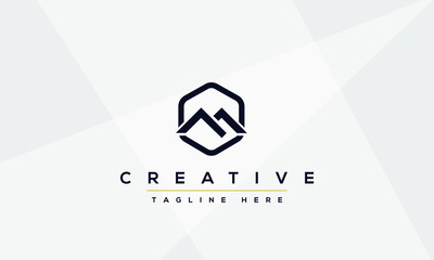 Unique modern creative elegant Letter M logo design or MM initials vector monogram symbol.