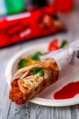 Chicken Mughlai Roll