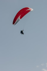 paraglider in the sky