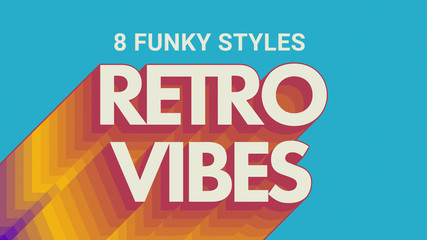 Retro Vibes 8 Funky Titles Animations