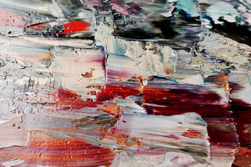 Colorful abstract background wallpaper. Modern motif visual art.  Mixtures of oil paint. Trendy...