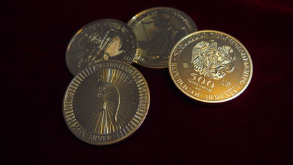 Ounces of Silver from Austria, Australia, Armenia and United Kingdom