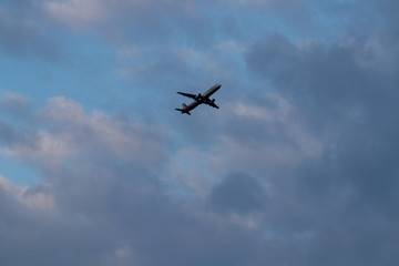Fototapeta na wymiar sky and airplane