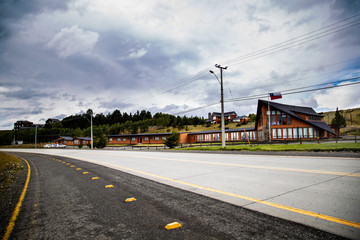 Fototapeta na wymiar Carretera Natales
