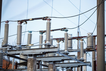 powerful power plant with old parts requiring replacement