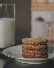 galletas recién horneadas artesanales de coco 