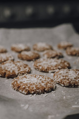 galletas recién horneadas artesanales de coco 