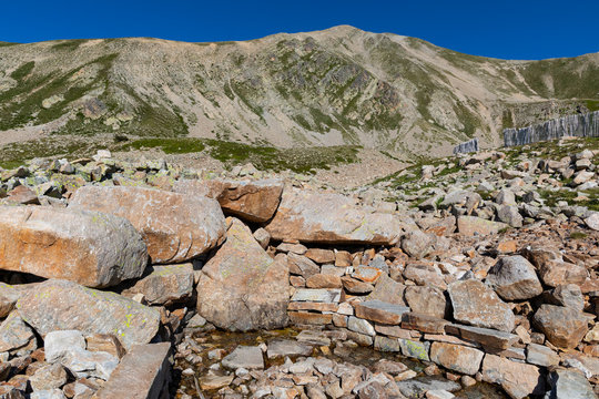 Fuente del r&iacute;o Ter. Ulldeter, Setcases, Ripoll&egrave;s, Girona, Catalunya