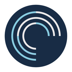 lines loading circle block style icon vector design