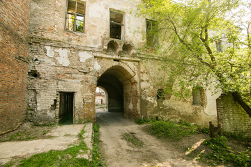 Fototapeta na wymiar Ruined old Klevan castle, Rivne oblast. Ukraine