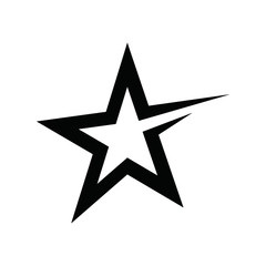 Obraz premium star logo vector