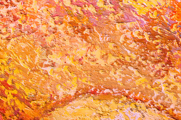 Artists oil paints multicolored closeup abstract background