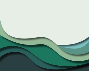 Vector for book cover, banners, flyers, posters, brochures, invitations, presentations. 3D abstract background and paper cut shapes. Colorful carving art.