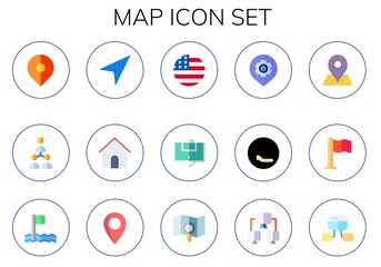map icon set