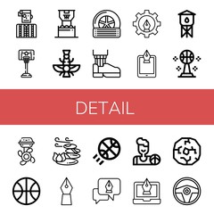 detail icon set