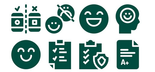 survey icon set