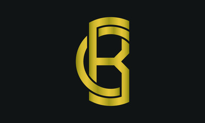 CB, BC Letter Logo Design with Creative Modern Trendy Typography and monogram logo.