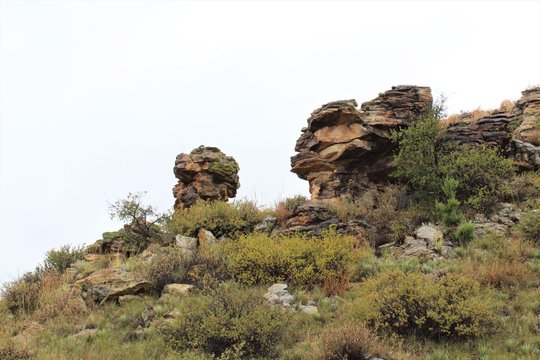 Beautiful Rock Formations In The Black Mesa State Park In The Panhandle Of Oklahoma