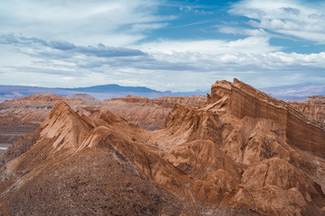 Moon Valley in the Atacama Desert, Chile, South America