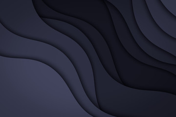 Abstract illustration with waves. Curve lines.