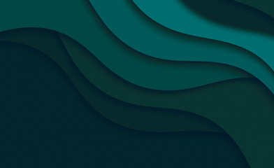 Abstract illustration with waves. Curve lines.