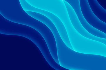 Abstract illustration with waves. Curve lines.