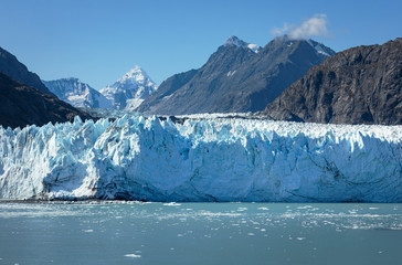 Glacier. Iceberg. Wildlife Alaska. Ice floe in the ocean