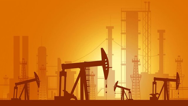 Oil derricks - global economy