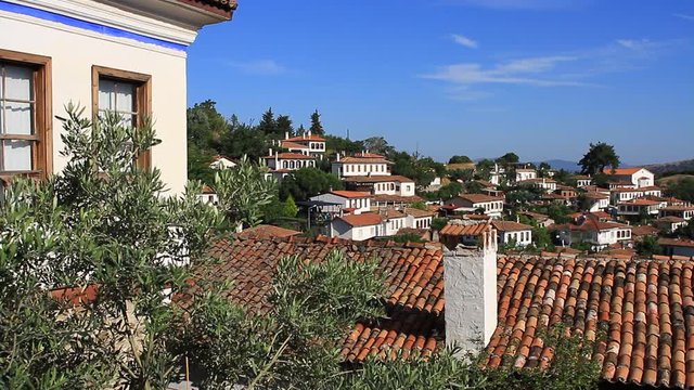 Sirince village famous for its tradition and hospitality. Cottages built on two levels, ground floor houses the kitchen, bedrooms and living room are upstairs. Frames and wooden shutters dress the lar