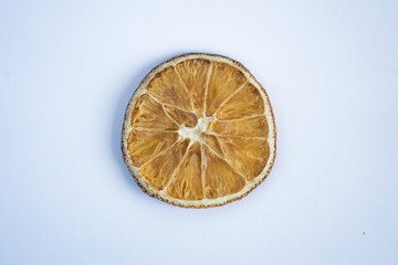 Dried orange chips. Sliced ​​and Dried Orange Slices for Mulled Wine and decor