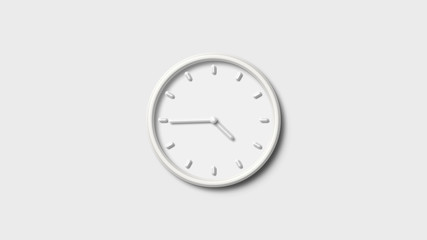 3d wall clock icon,Clock icon,White wall clock icon