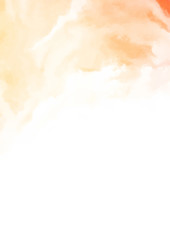 Abstract colorful watercolor on white background. Digital art painting.