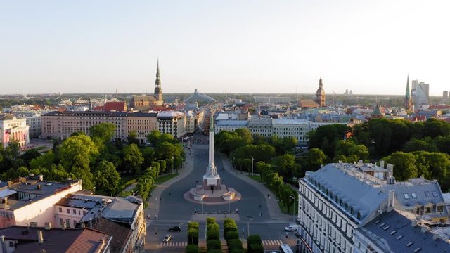 Riga Center - Aerial Panorama 