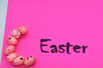 Hand written Easter phrases .Greeting card text templates . easter lettering modern calligraphy style.  Easter text