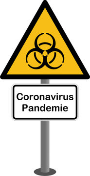 Biogefährdung - Coronavirus Pandemie