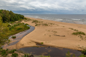 Fototapeta na wymiar beach in Baltic sea
