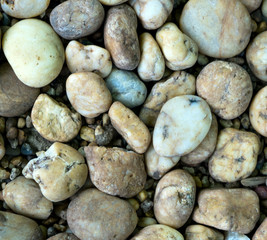 Beach stones closeup example