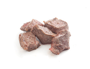 Pieces of fried beef
