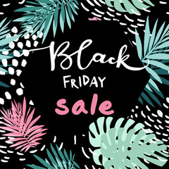 Black Friday Sale Tropic Poster