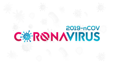 Coronavirus disease (COVID-19) Vector Illustration. 2019-nCov / 2019 Novel Coronavirus Logo, background Design Vector Template