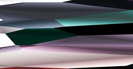 Fototapeta premium Abstract Background. Triangle 3d illustration polygonal art pattern style. Future graphic geometric design. Geometry texture futuristic decoration. Trendy and vibrant modern style template..