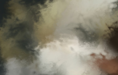 Watercolor painted background. Abstract Illustration wallpaper. Brush stroked painting. 2D Illustration.