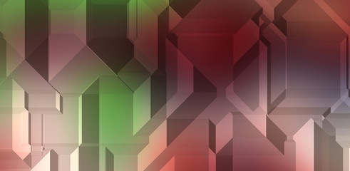 Polygonal background. Colorful wallpaper with geometric design. Digital 3d illustration.