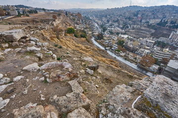 The old city of Amman, Jordan