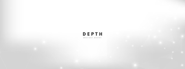 White Technology Information. Vector Big Data. 